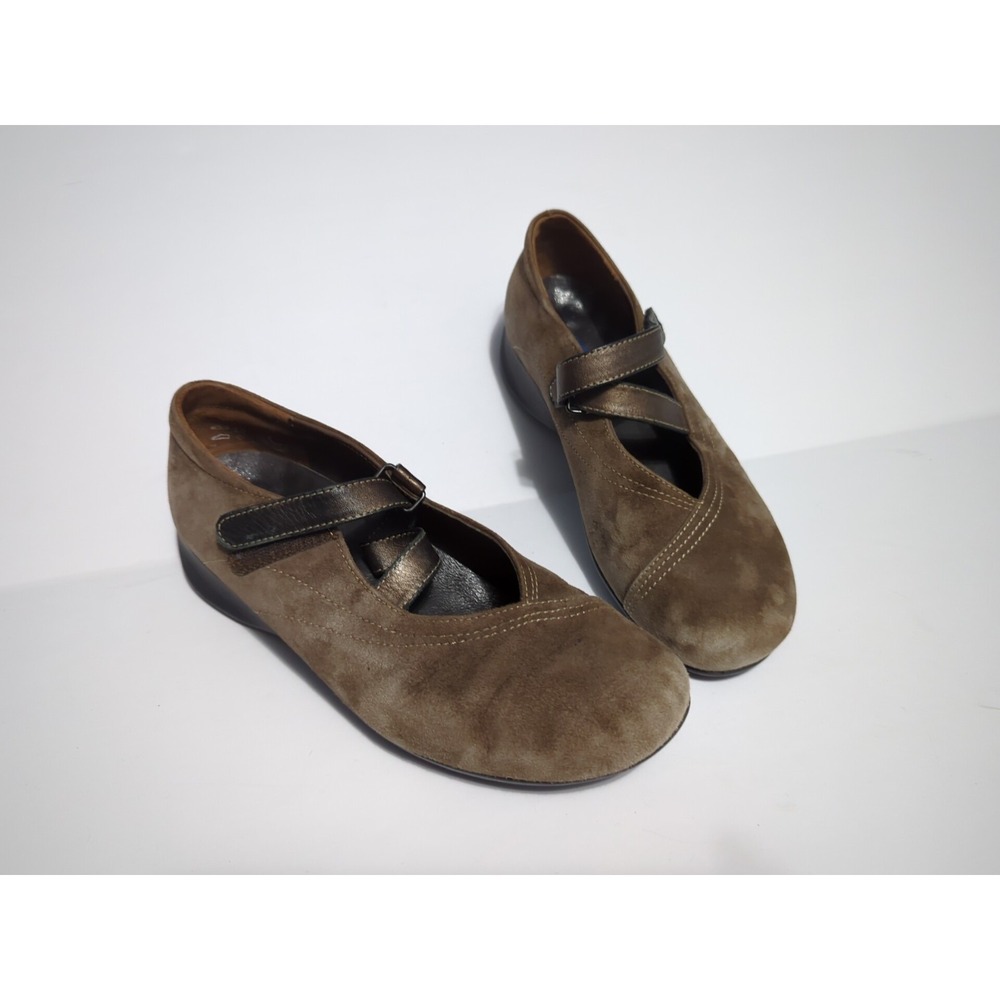 Wolky Passion Mary Jane Suede Shoes Womens 37 6 6.5 Comfort granola gorpcore